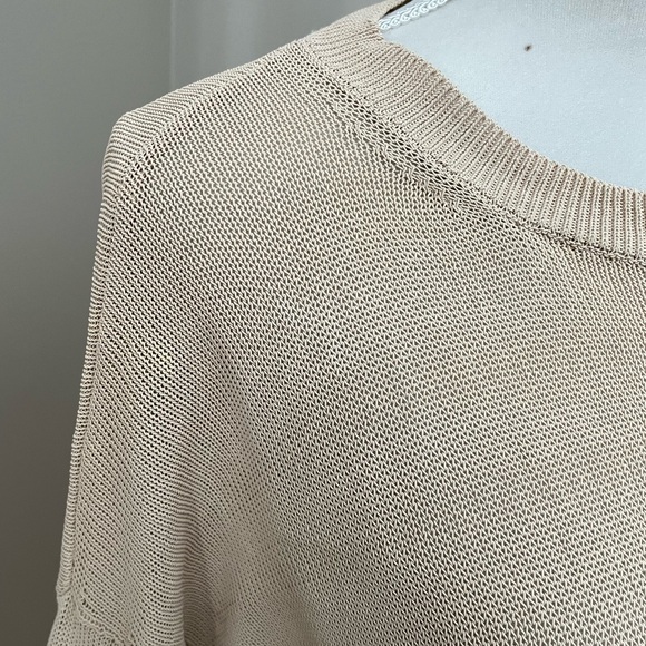 Club Monaco Sheer Crop Sweater XS - Picture 4 of 13